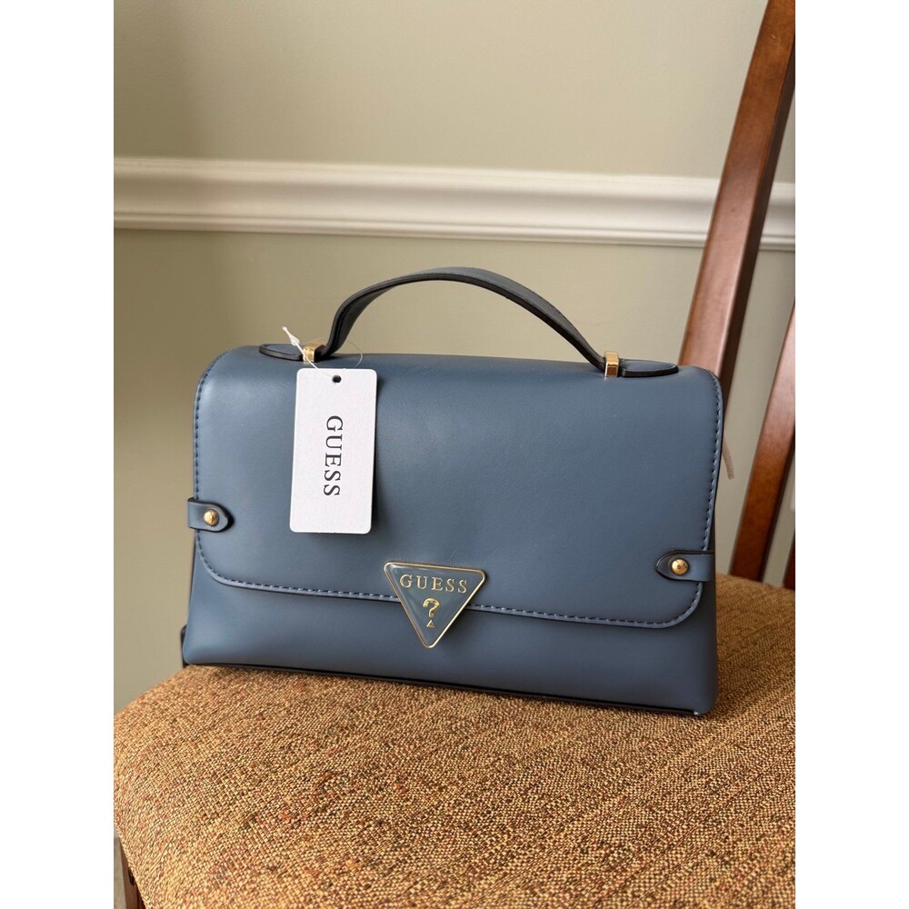 Guess Marlena Blue Top-Handle Crossbody Bag - NWT